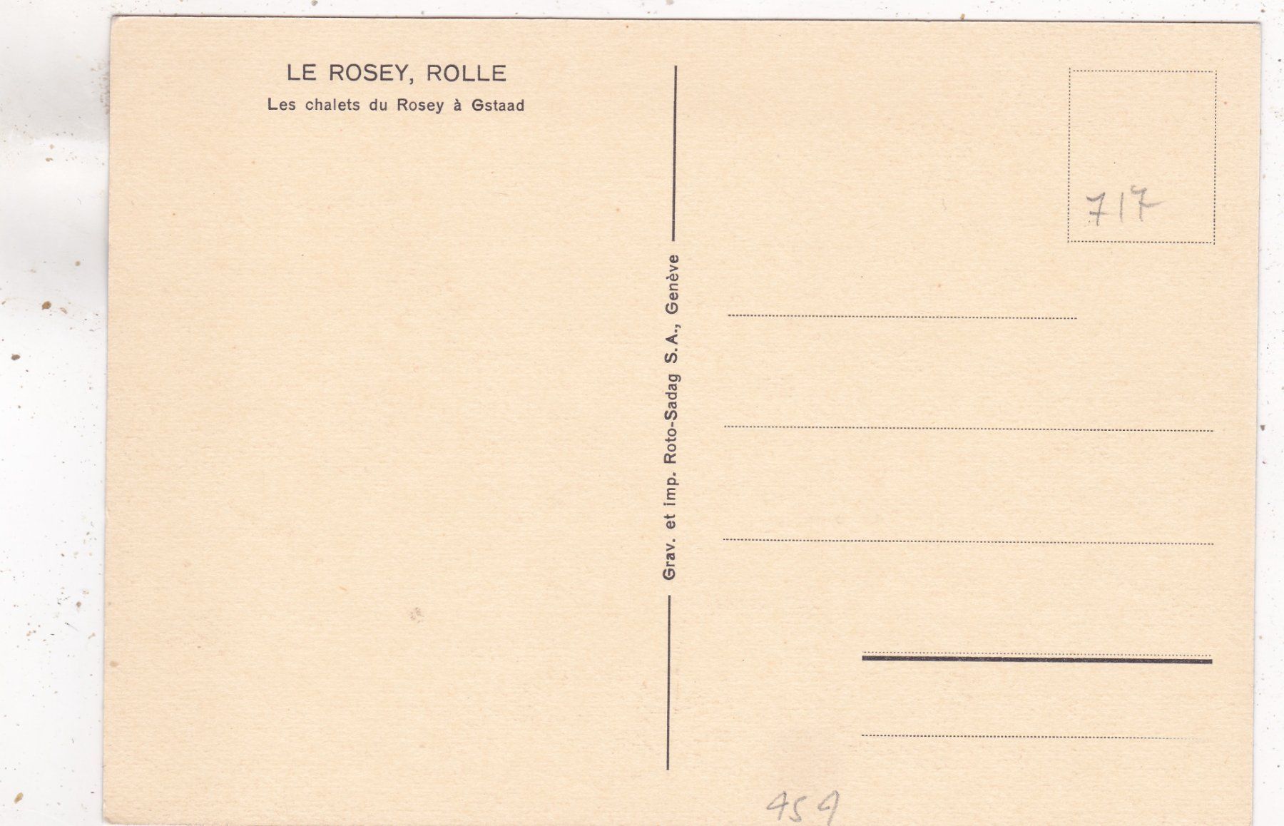 Cartoline postali: Le Rosey Rolle – Usato da Herisau venduto da Lisegrat2008 1
