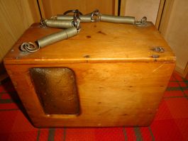 Vintage Apparat/ Messgerät aus Holz - Rarität für Sammler!