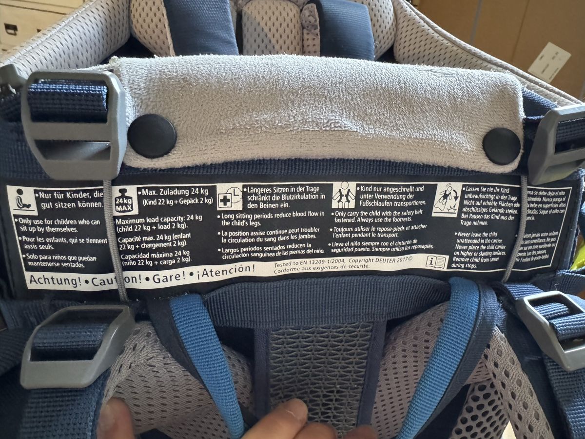 Deuter Marsupi portabebè: Deuter Kid Comfort Tragerucksack – Nuovo (secondo la descrizione) da Wengen venduto da AnisWoe95 3