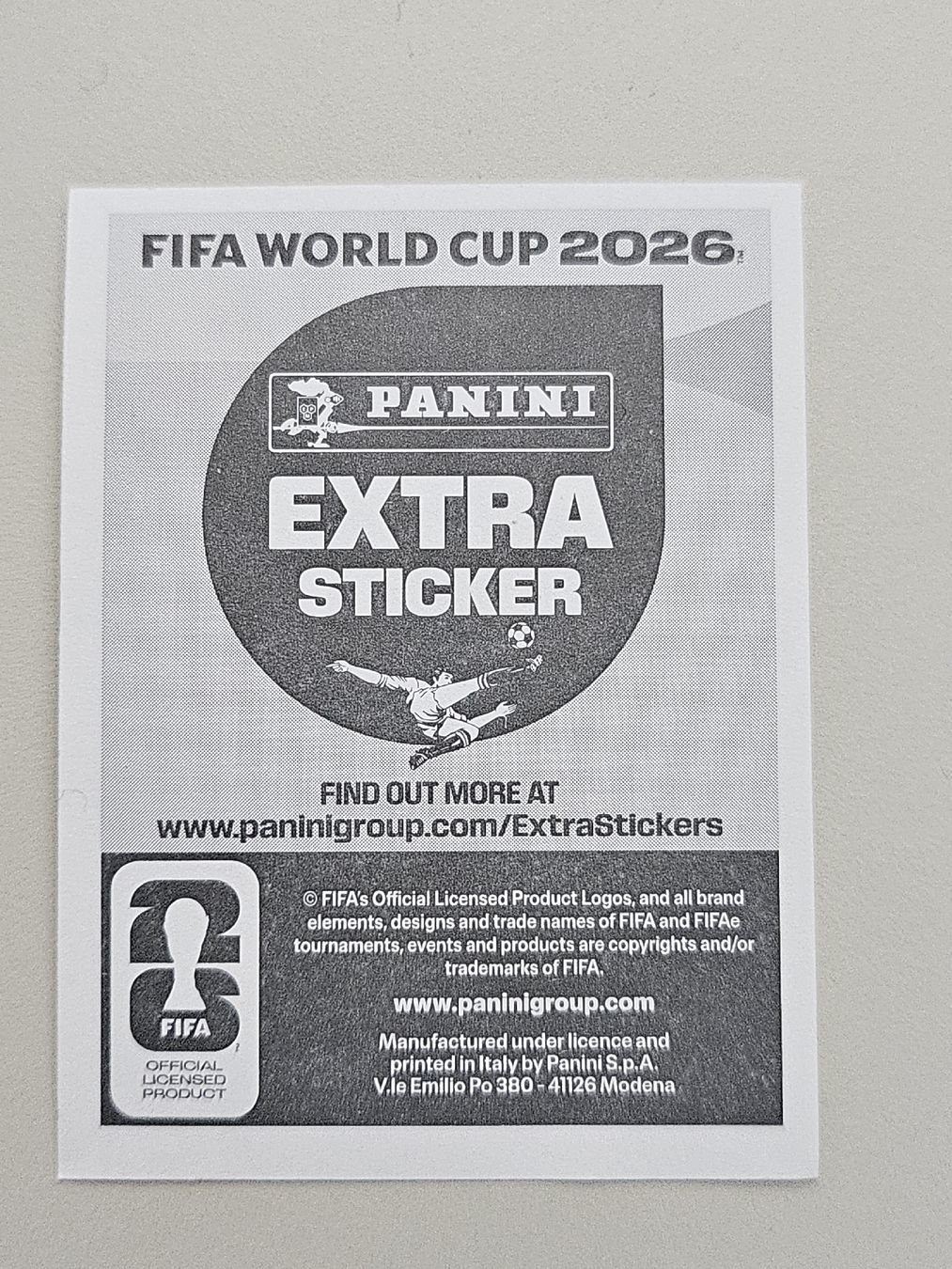 Panini Carte collezionabili: Panini Extra Sticker 2026 Lionel Messi – Nuovo (secondo la descrizione) da Würenlingen venduto da Sheadona 1