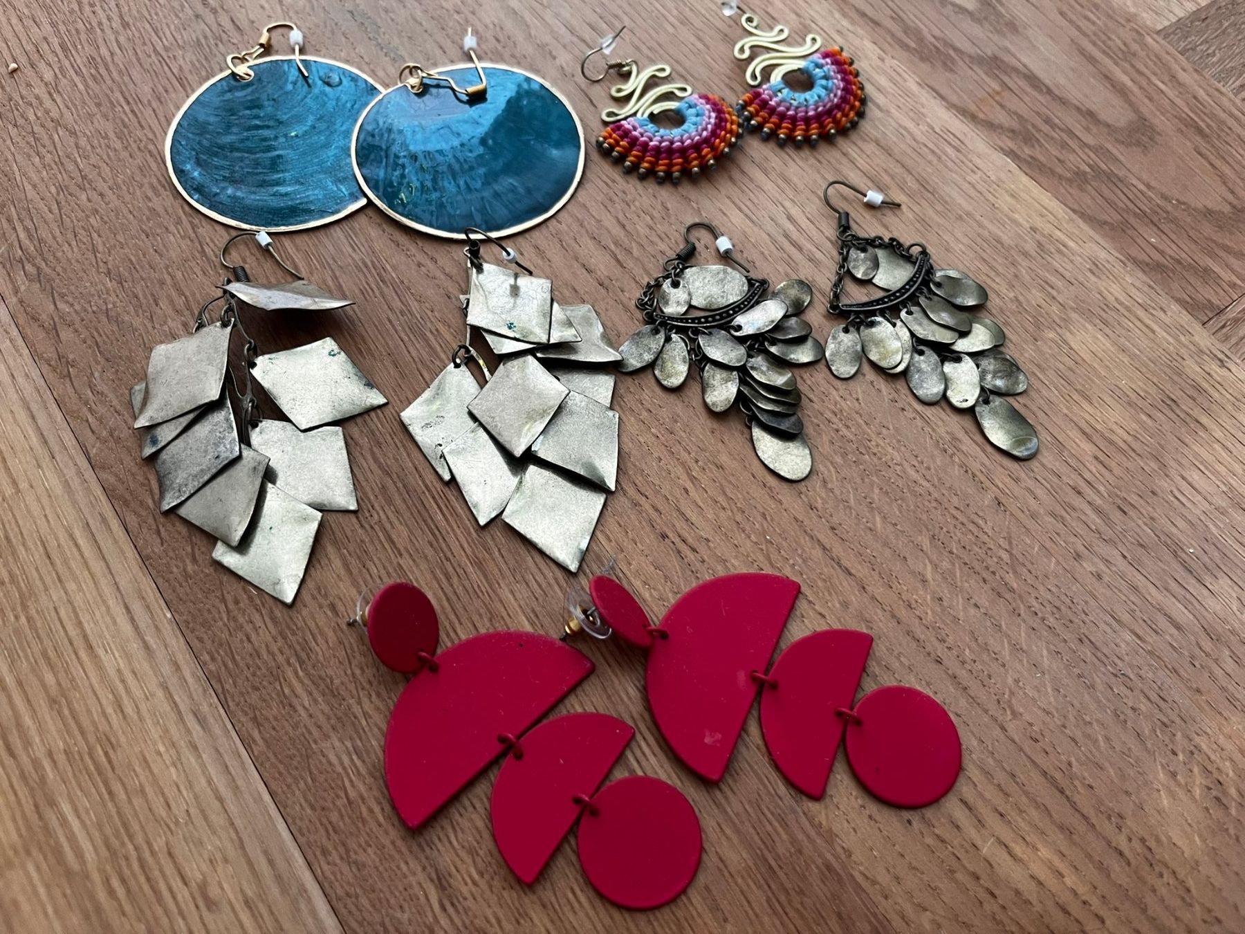 Sonstiger Schmuck: Set, Diverse Ohrringe, Modeschmuck, Herbstfarben, Top! – Gebraucht aus Wädenswil von Aniares2 1