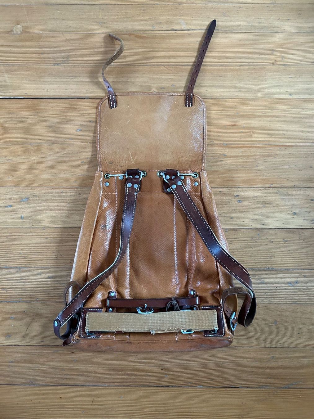 Zaini: Vintage Leder Rucksack – Usato da Aarau venduto da Tanichtis01 2