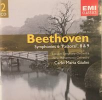 Beethoven - Symphonien Nr. 6 "Pastoral", 8 & 9 (Giulini)
