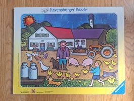 Ravensburger Puzzle Bauernhof 36 Teile gebraucht