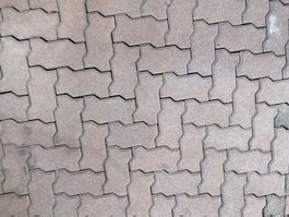 Pflastersteine Wellen Form Beton ca. 23x11x6 cm  43 m2