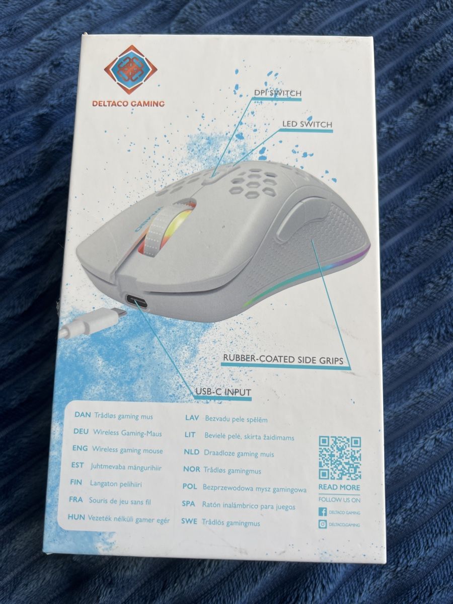Mouse: Gaming Mouse Deltaco WM80 super light in white – Nuovo (secondo la descrizione) da Zollikon venduto da Mollyp 4