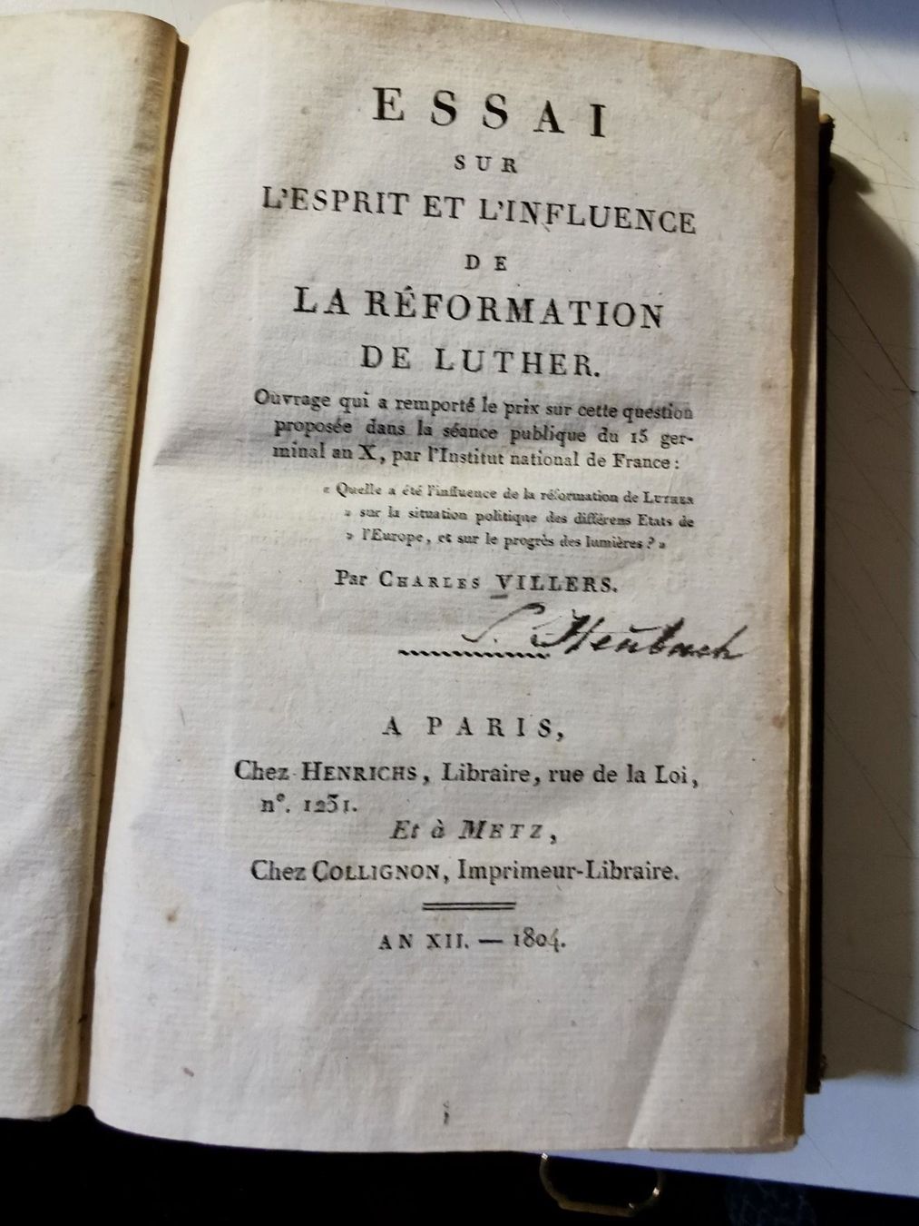 Bücher: Très vieux livre 1804 – Gebraucht aus Pailly von jme99 3