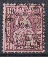 TOP Sitzende Helvetia 50, Nr.43 V-O Beinwyl
