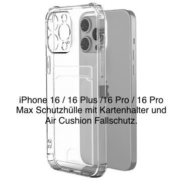 Cover & Protezioni schermo: iPhone 16 Plus Schutzhülle Cover mit Kartenhalter Fallschutz – Nuovo (secondo la descrizione) da Basel venduto da MY.AIRPODS.SHOP 6