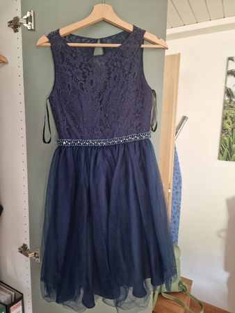 Kleid festlich dunkelblau Grösse 36