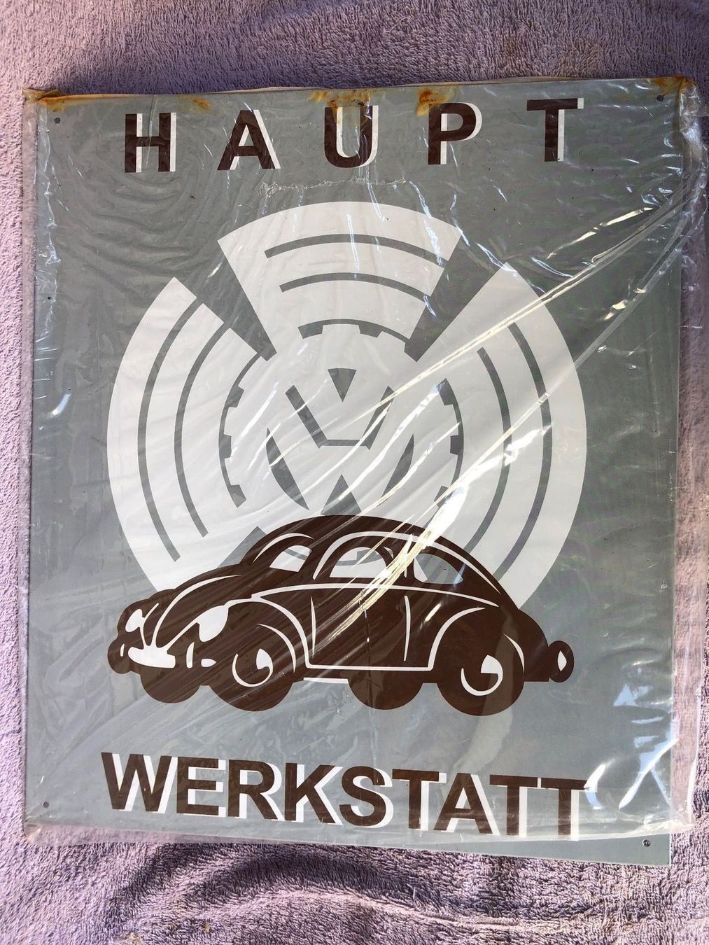 Insegne: Vw käfer haupt werkstatt Oldtimer kdf – Usato da Reinach AG venduto da rares75