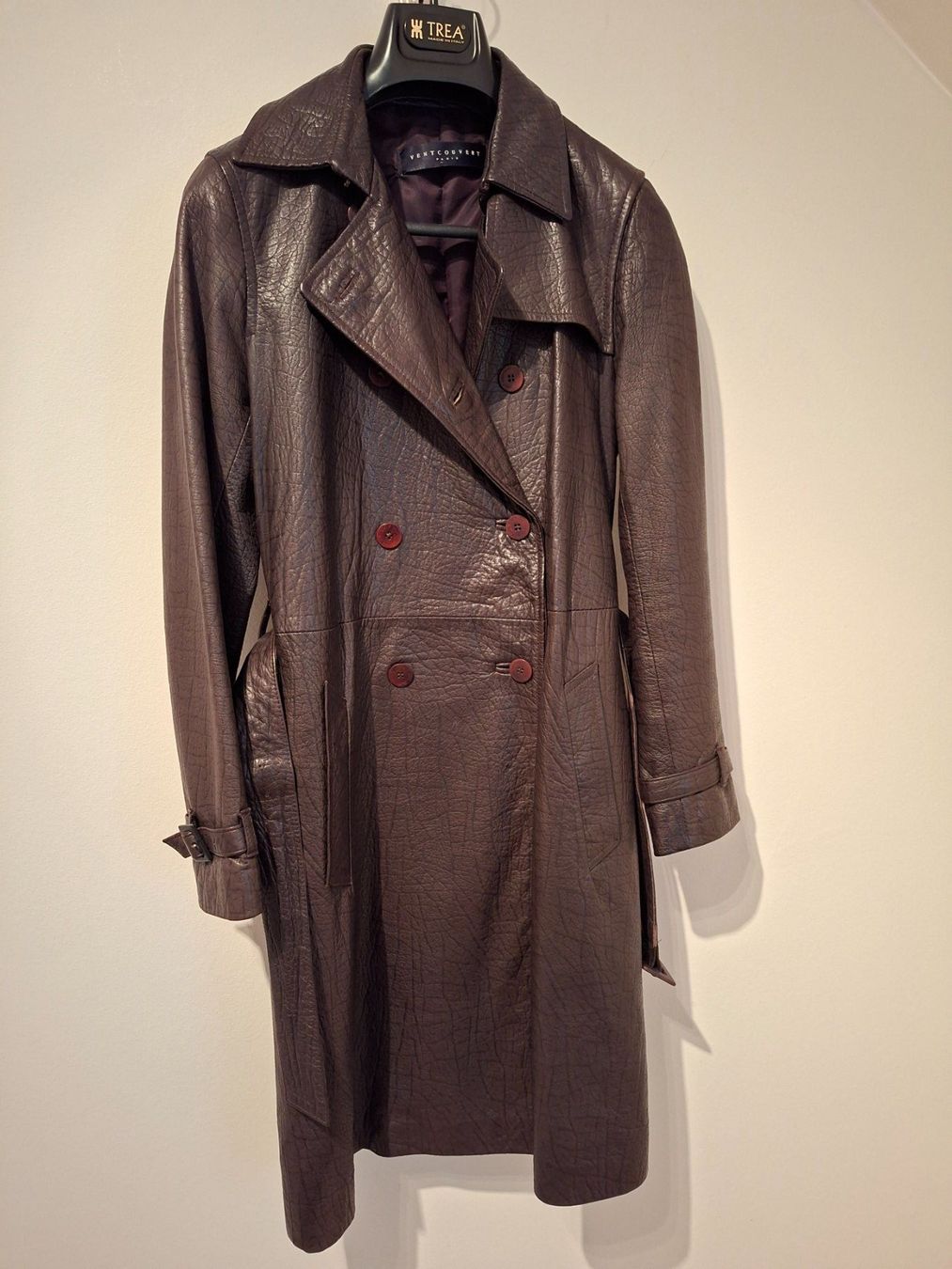 Cappotti: Trench-coat en cuire – Usato da Jouxtens-Mézery venduto da AALF