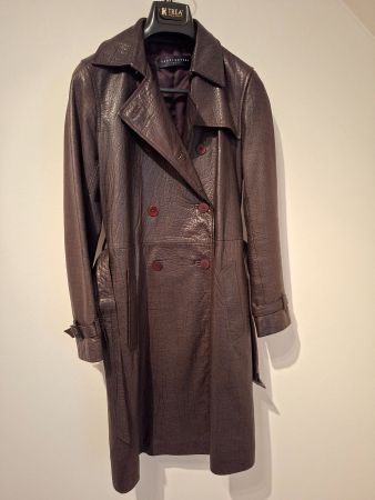 Trench-coat en cuire