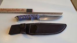 Handgefertigtes Jagdmesser.