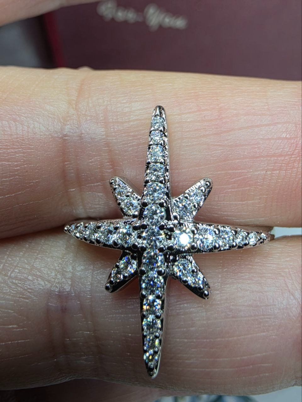 Anelli: Bague argent avec diamants de moissanite GRA – Nuovo e nell'imballaggio originale da Reconvilier venduto da Tsma67 6