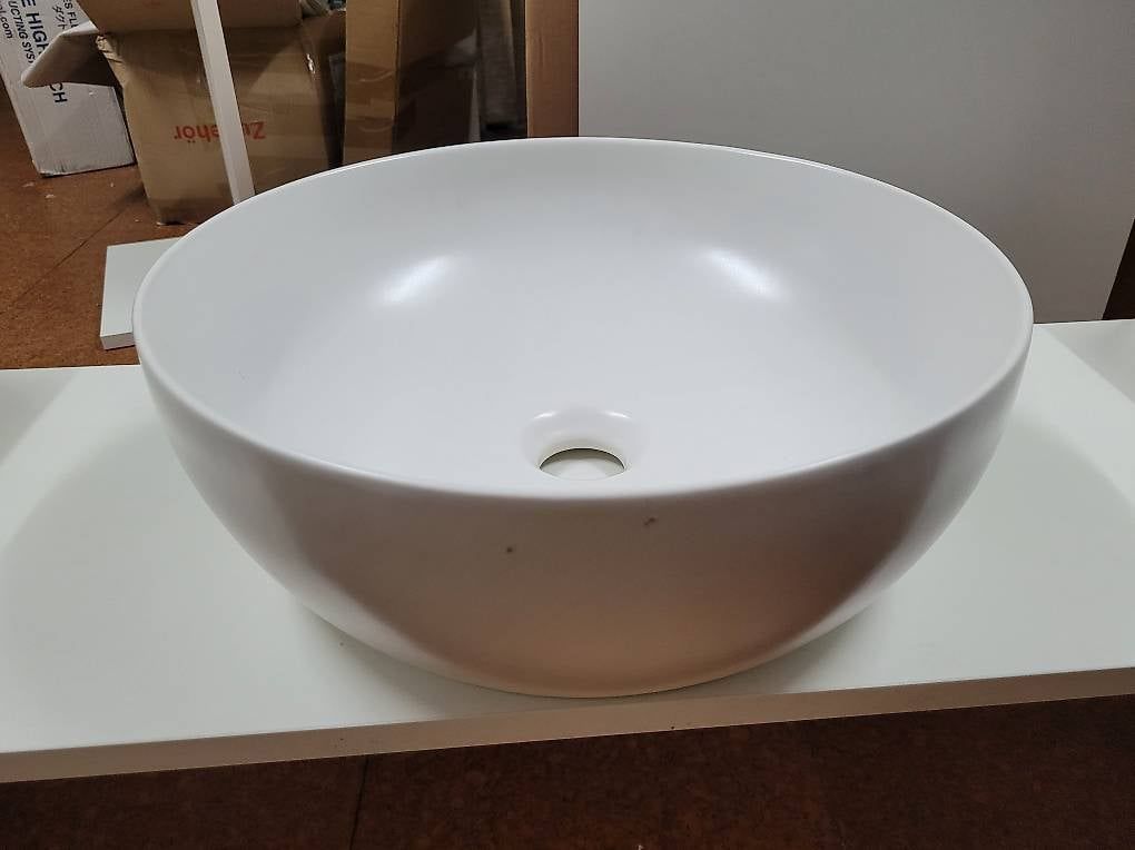 Lavabi & lavandini: Weiss Waschbecken-Keramik Rund – Nuovo e nell'imballaggio originale da Berikon venduto da al7_7jyx