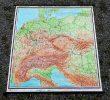 XL Schulwandkarte "Mitteleuropa"
