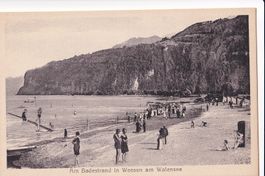 Weesen am Walensee am Badestrand