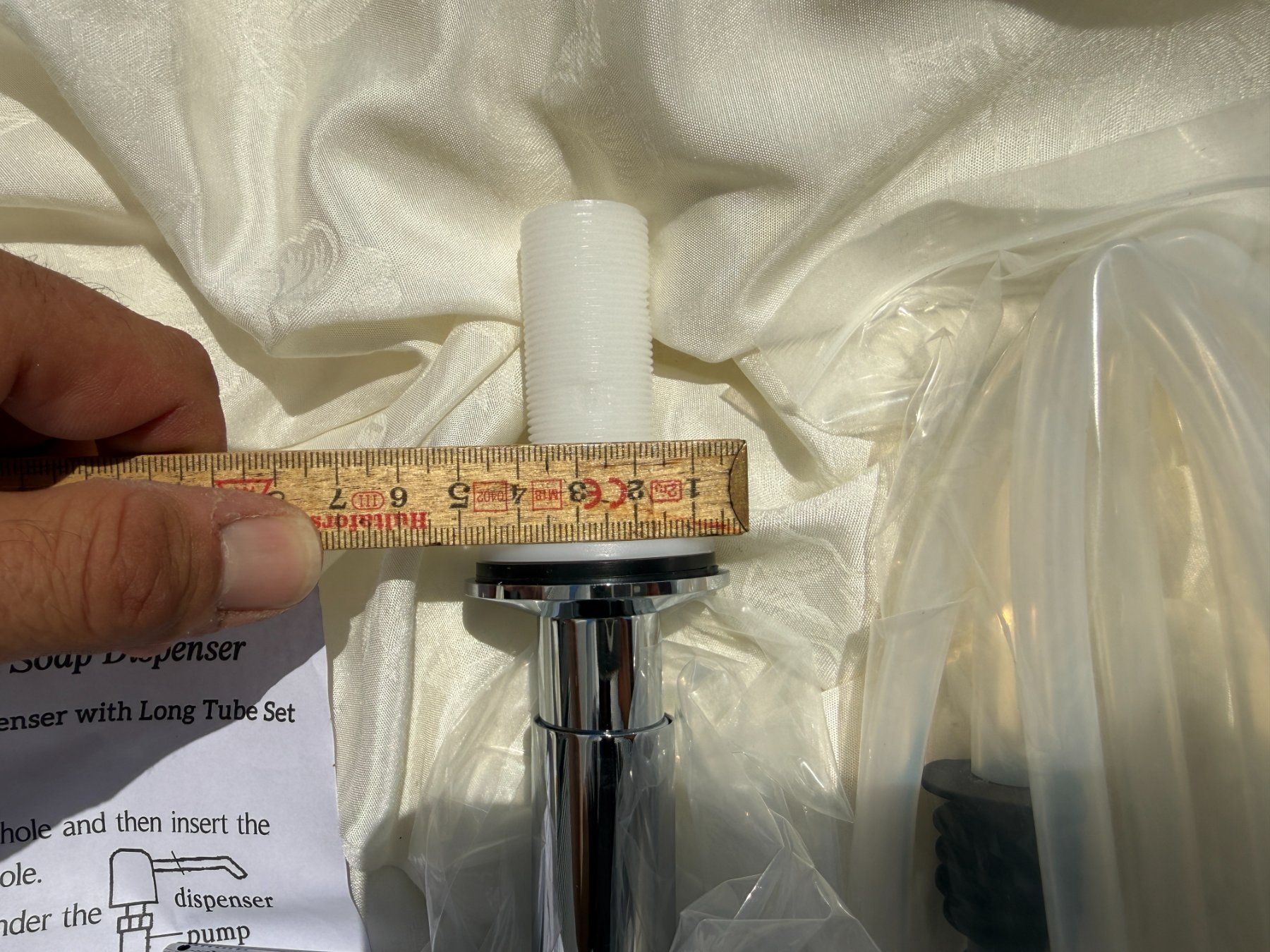 Portasapone: SAMODRA Seifenspender F026 - 1 Meter Rohr - NEU - NP 39.- – Nuovo e nell'imballaggio originale da Vacallo venduto da cri_229f 3