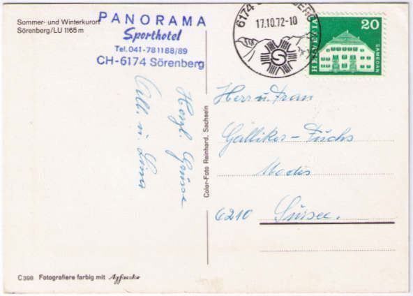 Cartes postales: Sörenberg – D'occasion à Binningen par Mountainrider 1