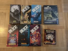 8 Escape Room Spiele - Unlock!, Deckscape und noch eines