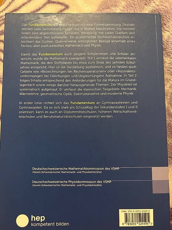 Libri: Fundamentum Mathematik und Physik  Formelsammlung – Usato da Elgg venduto da zib_gcb6 1