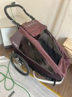 Fahrradanhänger Croozer lila braun neu Zustand