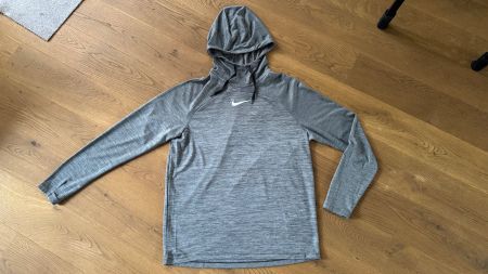 Nike Herren Running/Sport Funktionsshirt mit Kapuze Gr. L