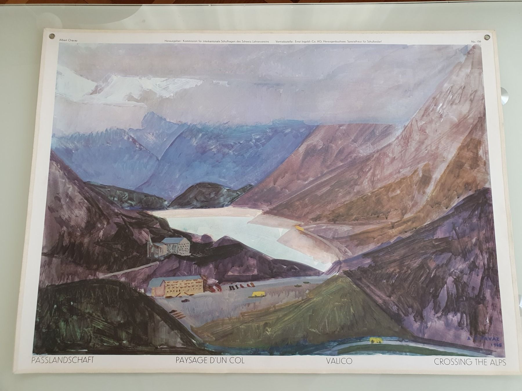 Foto & Immagini: Schulwandbild Nr. 156 Passlandschaft – Usato da Fribourg venduto da YannDuc