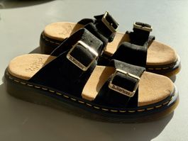 Dr. Martens Pantolette; black suede; neuwertig
