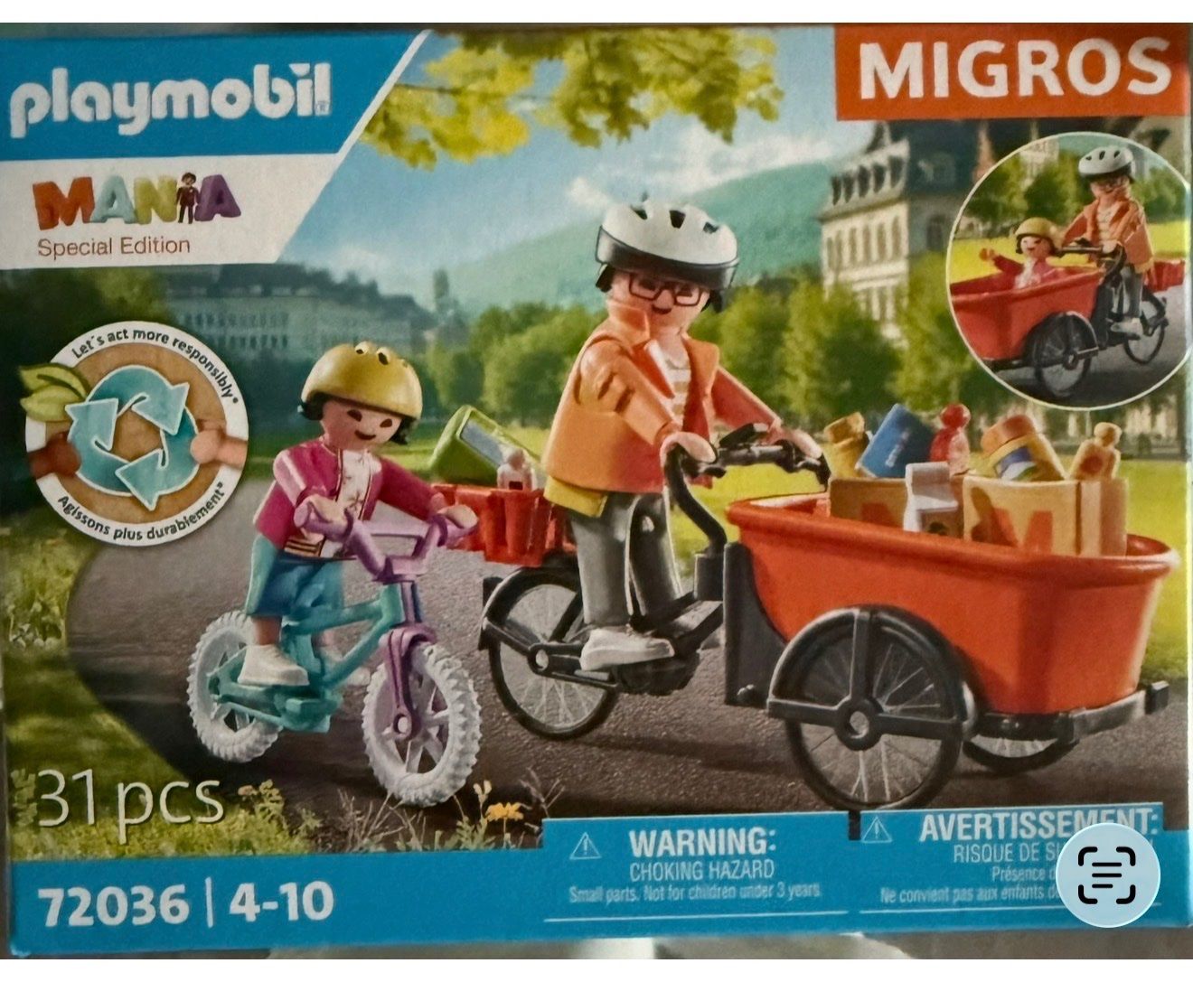 Playmobil Giocattoli: Migrosmania Playmobil – Nuovo e nell'imballaggio originale da Thun venduto da Dana5