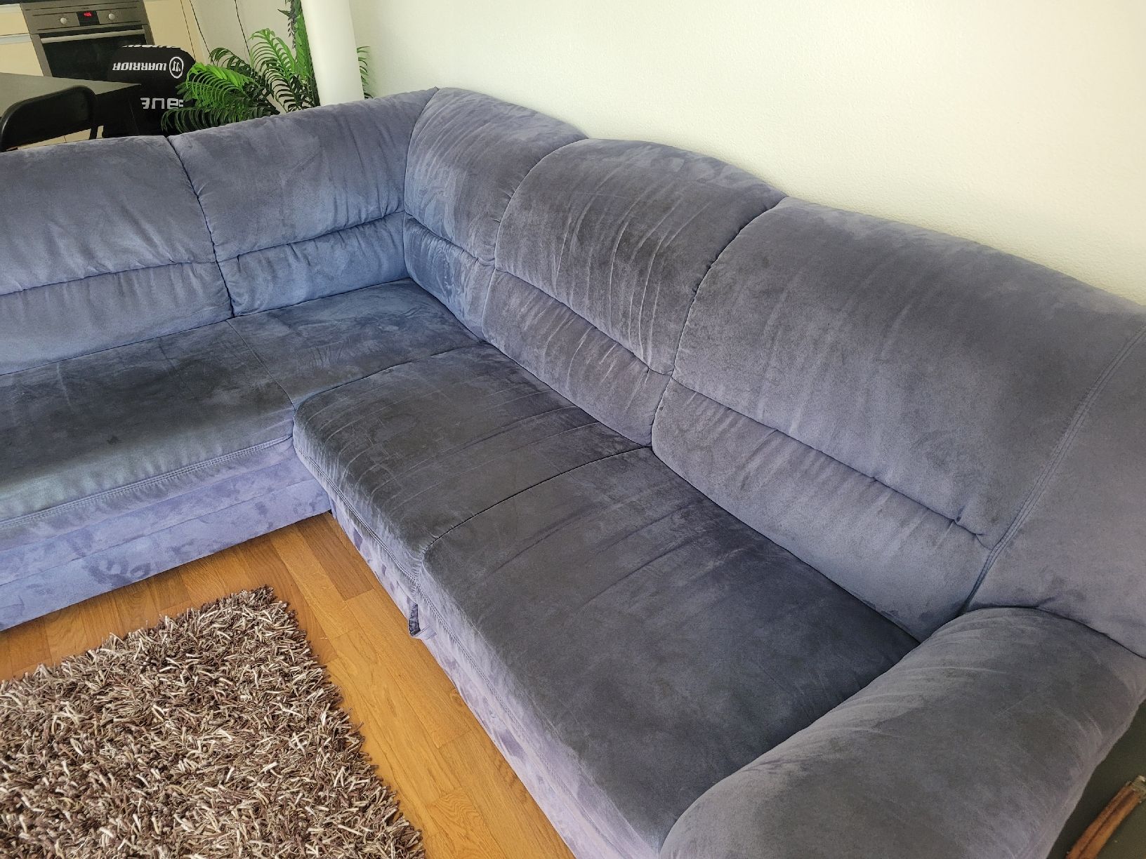 Sofas: Ecksofa Schlafsofa blau Microfaser viel gebraucht  – Gebraucht aus Neuenegg von transformer02 2