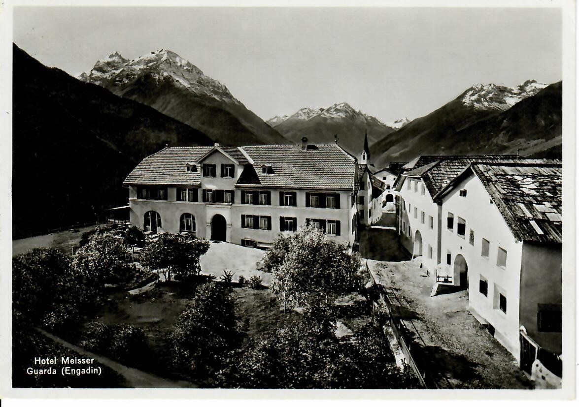 Ansichtskarten: Hotel Meisser - Guarda – Gebraucht aus Hochdorf von Ziegel-16