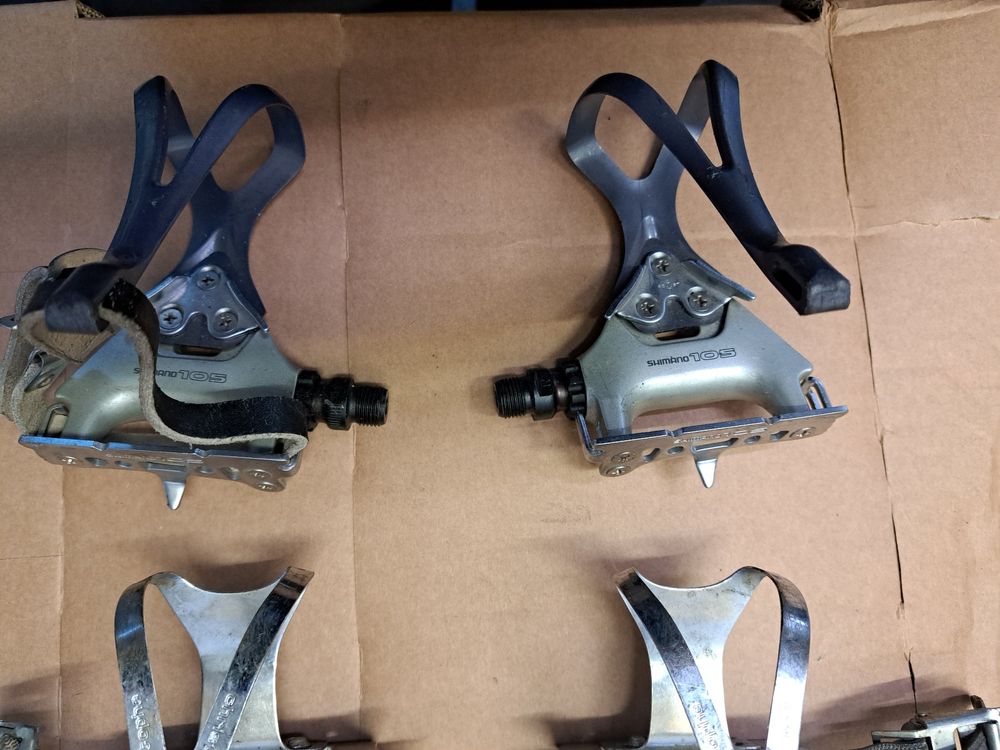 Shimano odli Pedalen set Velo Bike Rennrad alte Pedalen (Defekt) in ...