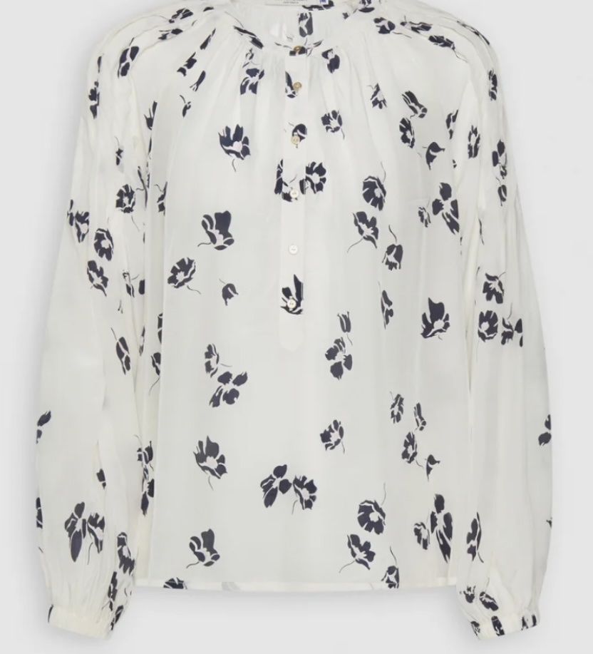 Camicette: Scotch & Soda Bluse, Grösse 40, M, mit Blumenmuster, NEU – Nuovo (secondo la descrizione) da Glattpark(Opfikon) venduto da dominizi