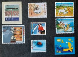 O-30-36 Timbres Helvetia oblitérés jour d'émission 2005