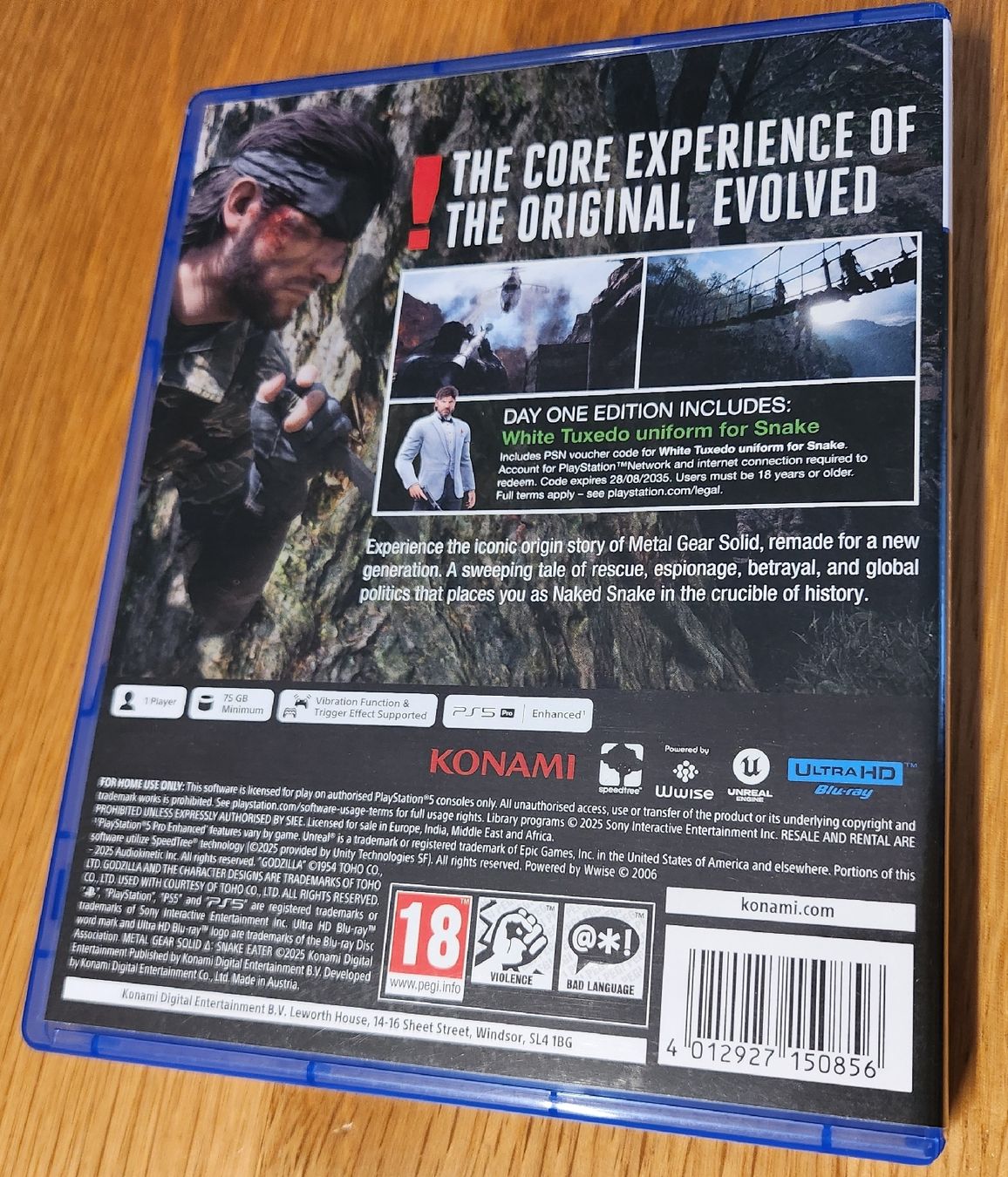 Jeux: Metal Gear Solid Delta Snake Eater PS5 Day One Edition – D'occasion à Schachen LU par Rs1990 1