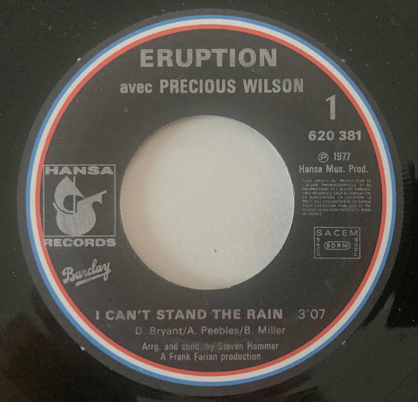 Dischi in vinile: ERUPTION - I CAN'T STAND THE RAIN – Usato da Bottens venduto da hotter-than-hell 2