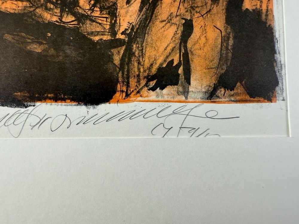 Grafica & Litografie: Manfred Henninger LITHOGRAPHIE SIGNIERT NUMMERIERT – Usato da Gersau venduto da grafik-kunst 2