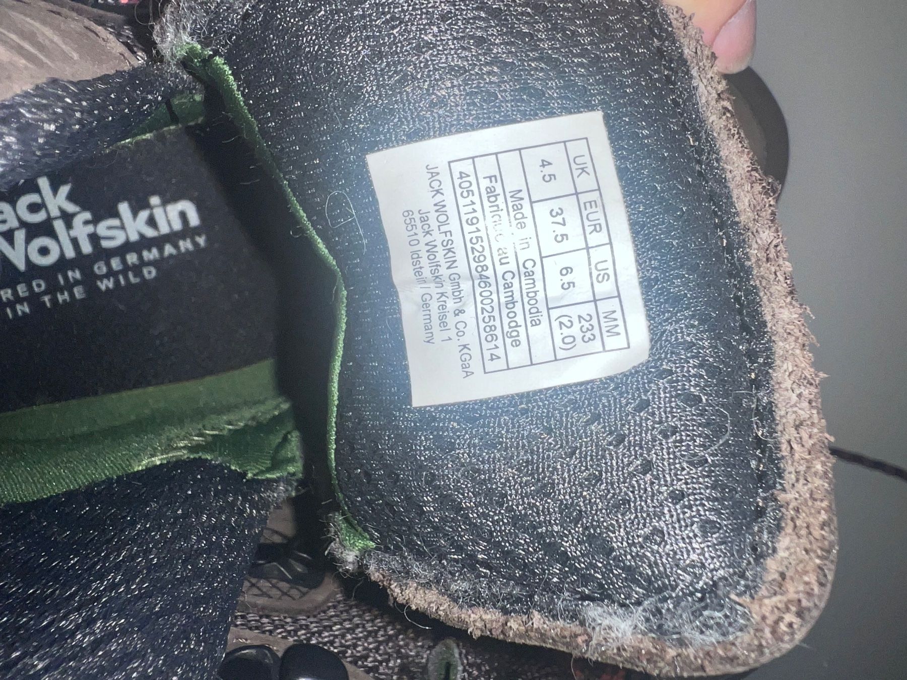 Jack Wolfskin Scarpe da uomo: Jack Wolfskin Wanderschuhe, Grösse 37,5, neu – Nuovo (secondo la descrizione) da Grenchen venduto da nadnad1979 2