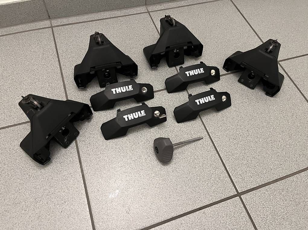 Portapacchi: Thule Evo Clamp 7105 Dachträger Fusssatz – Usato da Dietlikon venduto da Mike500 2