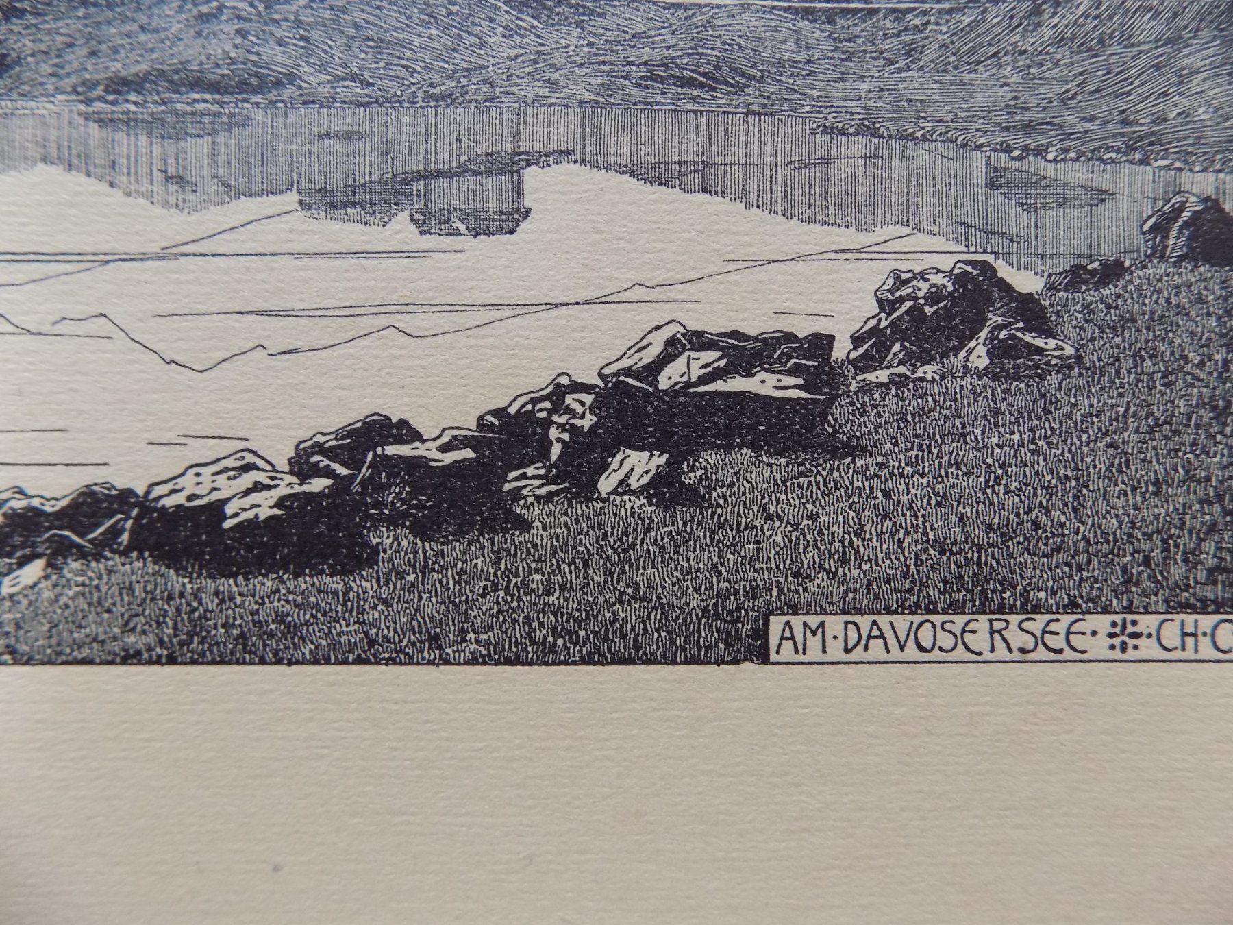 Gravures: Davosersee – D'occasion à Risch par Rischli15 3