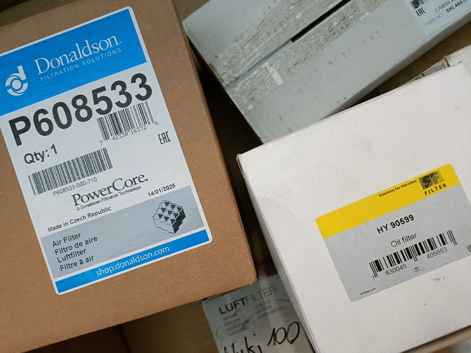 Ventilazione: Diverse Filter für Bagger, Traktor, neu – Nuovo e nell'imballaggio originale da Walzenhausen venduto da FabioK90 2