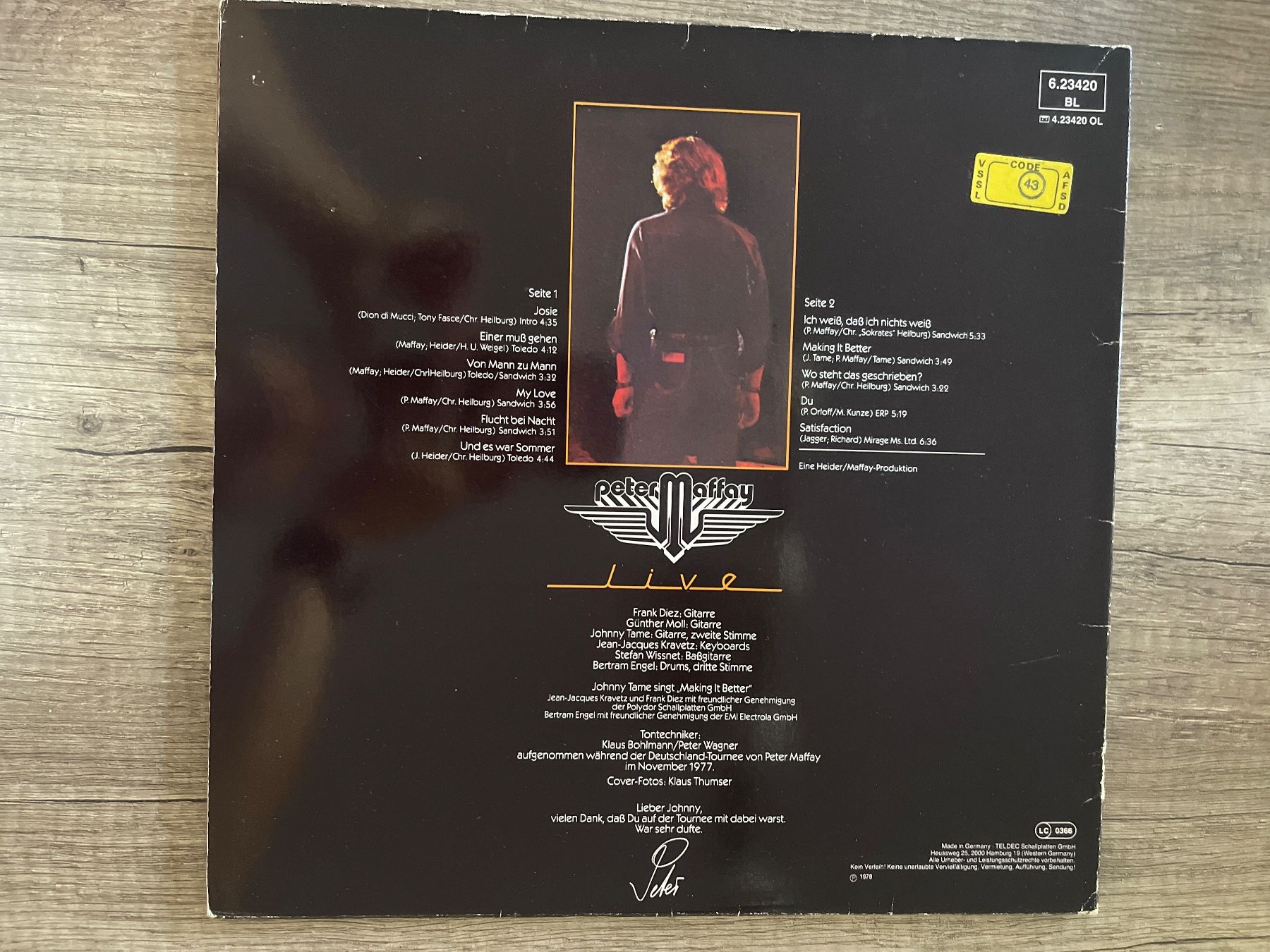 Dischi in vinile: A666/Peter Maffay – Usato da Frutigen venduto da Philippe_jsp 1