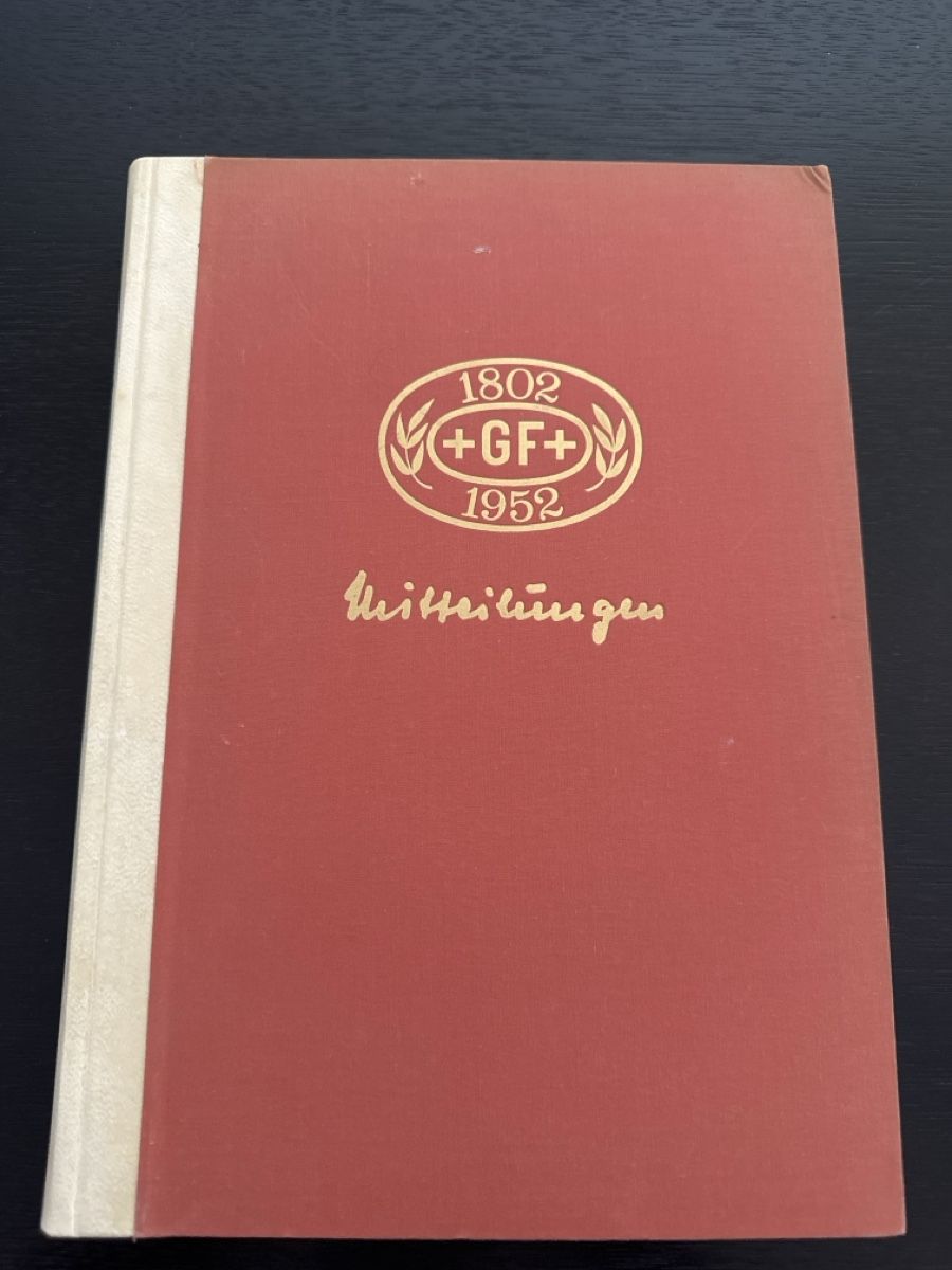 Libri: GF Mitteilungen 1952 – Usato da Frauenfeld venduto da Jose_luis