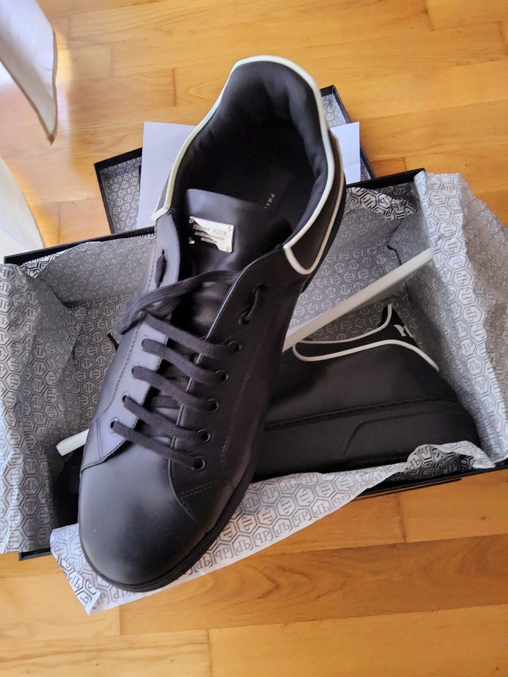 Philipp Plein Scarpe da uomo: Philipp Plein black. Gr 48 – Nuovo (secondo la descrizione) da Seengen venduto da oslow7