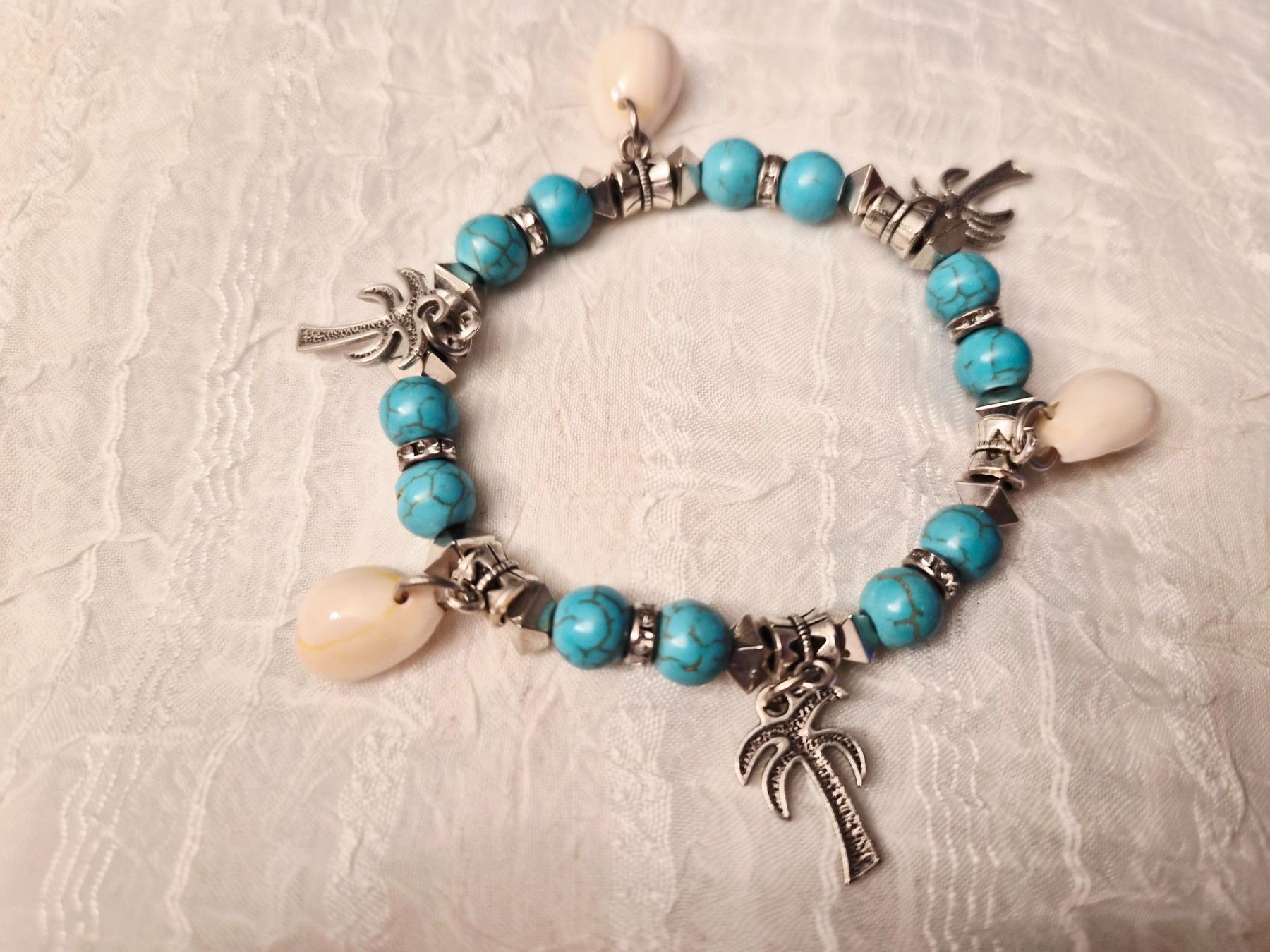 Bracciali & Braccialetti: Handgemachte armkette Elastisch aus Glasperlen – Nuovo e nell'imballaggio originale da Dietikon venduto da Eleda