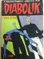 DIABOLIK L'ODIO DI EVA inedito N° 18 ANNO 1980 ( XIX )