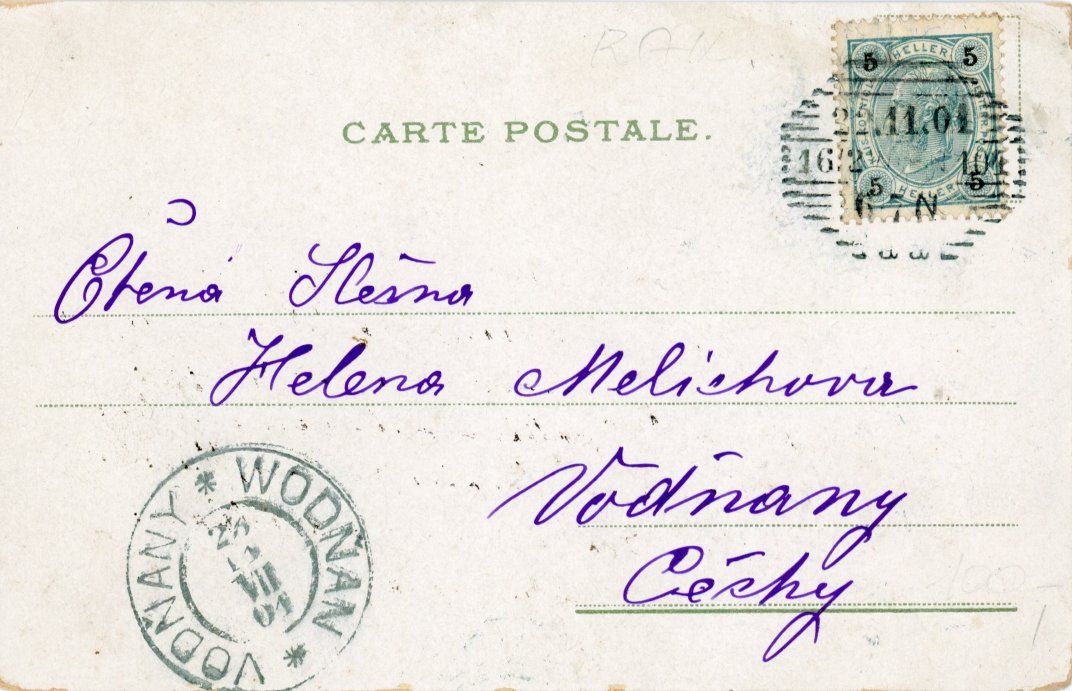 Ansichtskarten: Le Colombier  NE  militaire      en 1901 – Gebraucht aus Brig von Valcards54 1