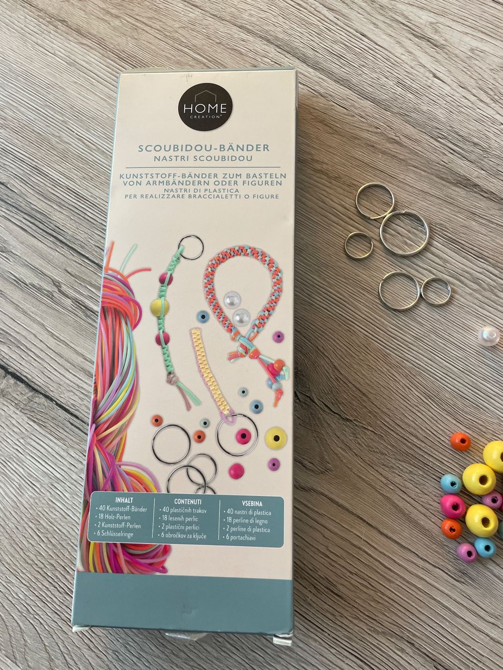 Kit bricolage: Kunstoff-Bänder basteln - Freundschaftsbänder – Usato da Neftenbach venduto da Justine76